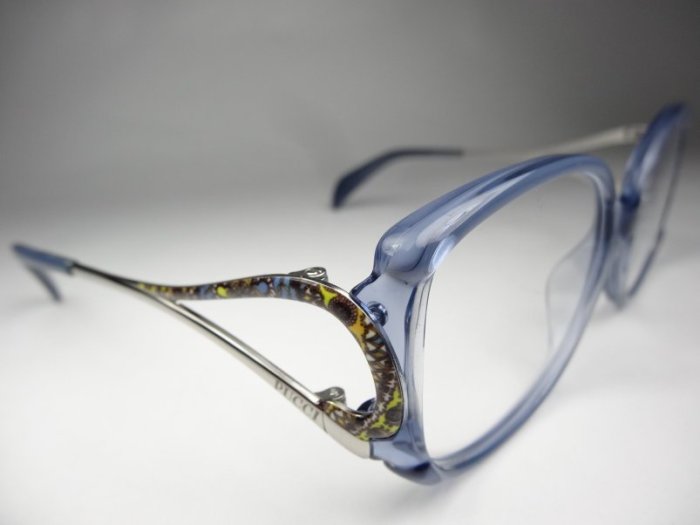 信義計劃 眼鏡 全新真品  EMILIO PUCCI  鏤空大框 義大利製 可配 全視線 抗藍光 eyeglasses