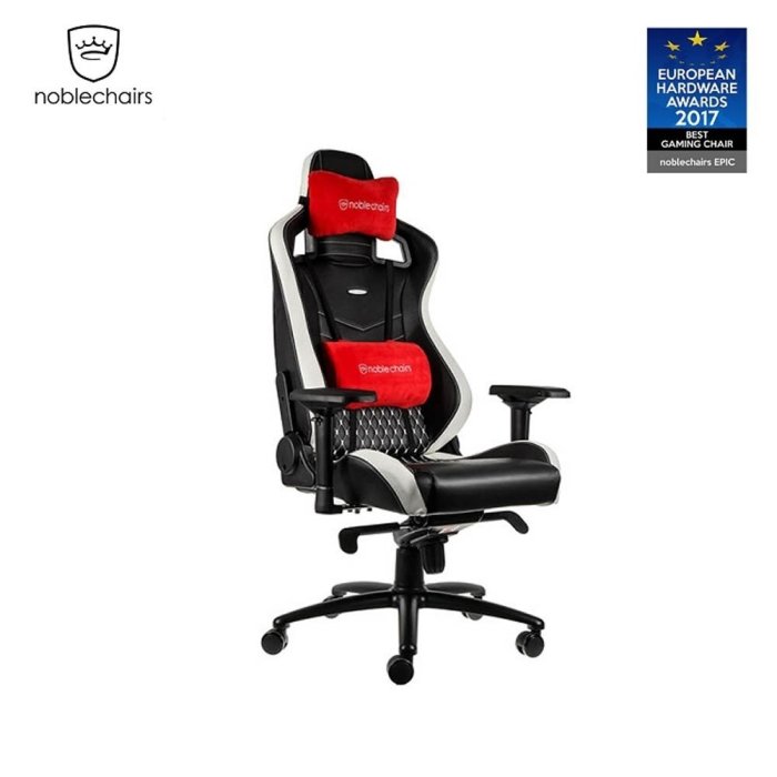 (完售)全新未拆【真皮】noblechairs EPIC 真皮系列電競椅-黑