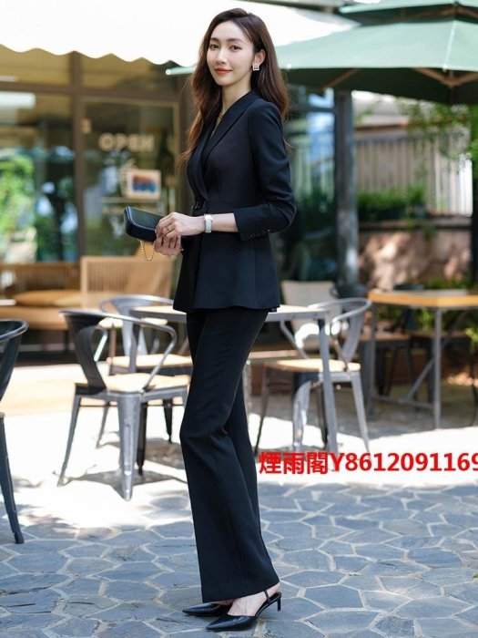 特賣-制服年新款西裝套裝女修身顯瘦氣質商務職業裝經理制服工作服正裝