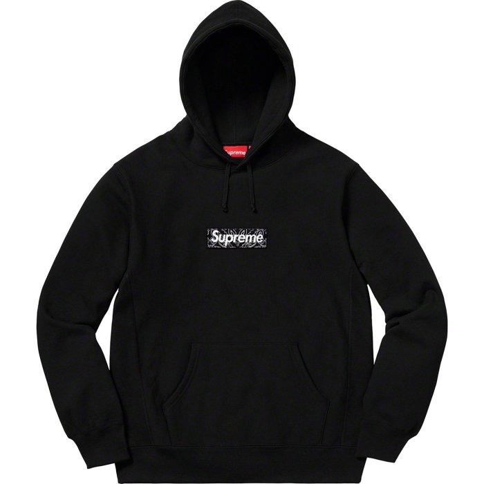 19FW Supreme Bandana Box Logo Hooded 變形蟲帽T 連帽外套| Yahoo奇摩拍賣