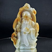 珍珠林~絕版新品~A貨緬甸三彩翡翠美玉~南極壽翁「壽星」玉珮掛件擺件.圓滿眾生善願#478