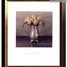【 LondonEYE 】新古典系列 氣質美式花瓶 黑框鑲金X印刷裝飾掛畫 靜物攝影畫 樣品屋/豪宅PT40