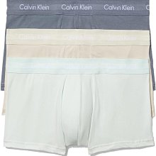 ☆【CK男生館】☆【Calvin Klein LOGO褲頭低腰四角內褲】☆【CKU001H7】☆三件組(M-L)