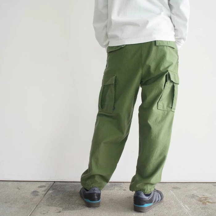 現貨☆HAru☆ DESCENDANT DCDT 20SS CARGO SATIN TROUSERS 二色工作褲