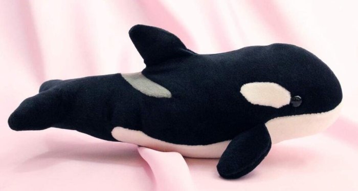 17121c 日本進口 好品質 限量品 可愛 虎鯨 鯨魚 動物娃娃毛絨毛玩偶布偶娃娃擺件擺設品送禮禮品