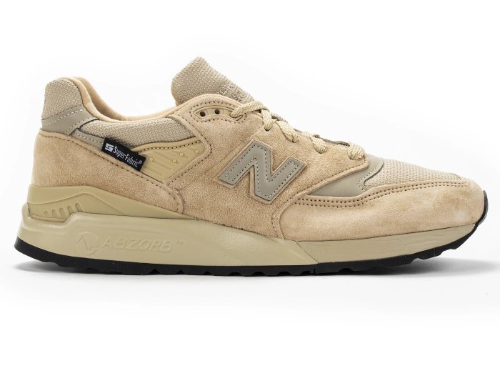 A - li 269 NEW BALANCE M998BLC 美製沙漠卡其耐磨材質麂皮復古跑鞋