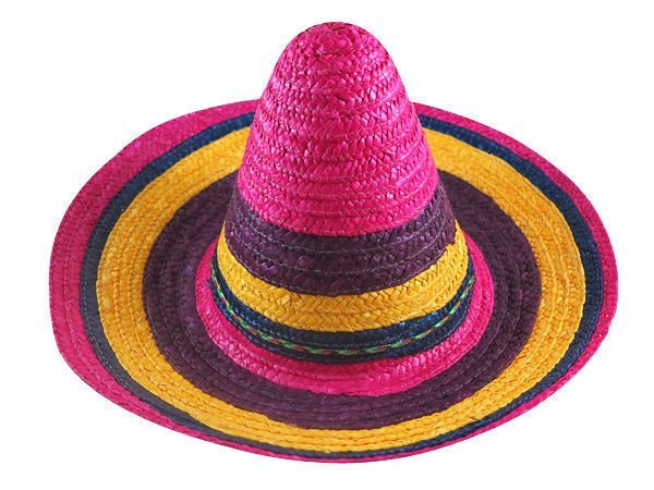 ☆二鹿帽飾☆  ( 彩虹)小墨西哥帽(44cm) 遮大太陽 (幼稚園/學校表演專用帽)