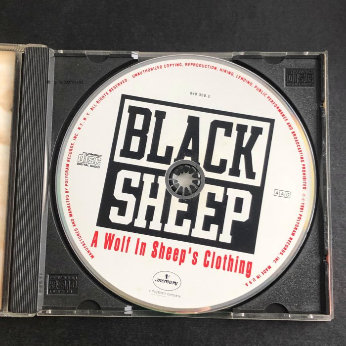 唱片Black Sheep  A Wolf In Sheep's Clothing 說唱 滿銀