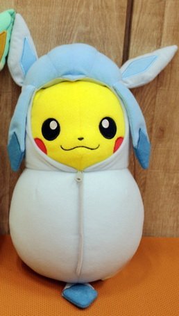 【一手動漫】 日本正版 代理 景品 精靈寶可夢 神奇寶貝 POKEMON 皮卡丘變裝 睡袋收藏大型絨毛布偶 冰精靈 娃娃