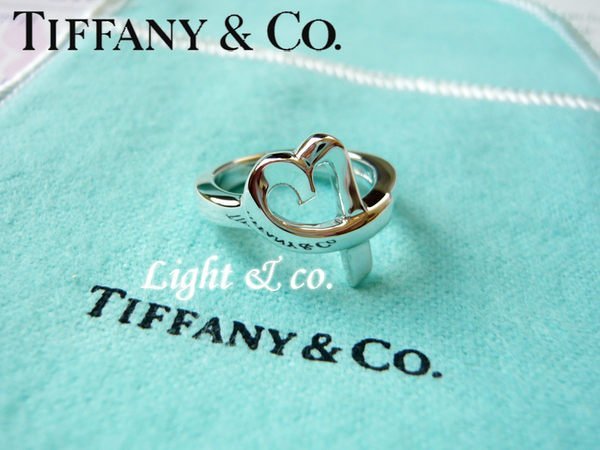 【Light & co.】專櫃真品已送洗 TIFFANY & CO 925純銀 Loving Heart 愛心 心型 戒指