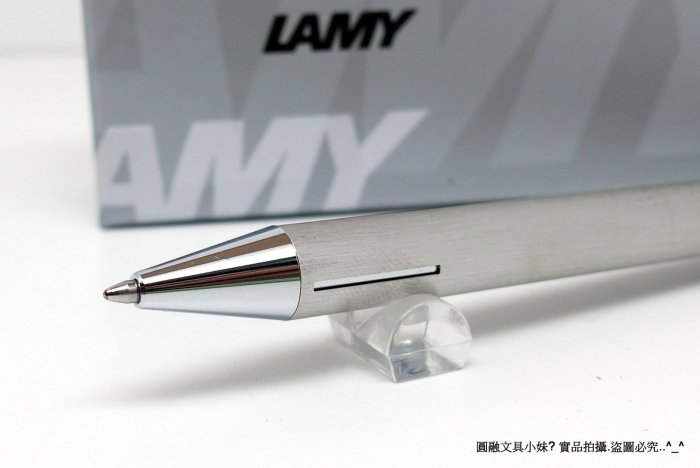 【圓融文具小妹】德國 LAMY ECON 系列 240 不鏽鋼 原子筆 鋼刷紋 搭載 M16 筆蕊 #1200