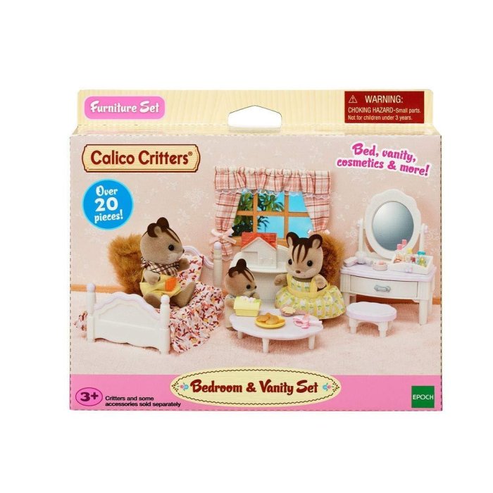 「美樂媽咪」美國正品 森林家族 Calico Critters  臥室和鏡子梳妝台-不含人偶