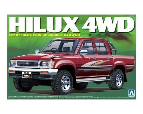 AOSHIMA 1/24 Toyota LN107 HILUX 4WD  PICK UP DOUBLE (00821)