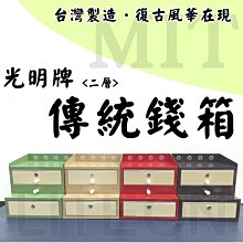 小吃攤錢櫃 二層 傳統錢箱 復古錢櫃 零錢箱 營業用 2層零錢櫃 錢箱 現金箱 金庫 保險櫃 現金櫃 收銀櫃 台灣製造