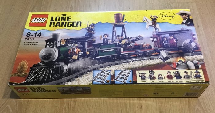 二手樂高, LEGO 79111 Lone Ranger 獨行俠 Constitution Train Chase 火車