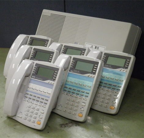 二蕊,套裝,日本機板,雙向免持聽筒對講,MBS-410主機*1台+MBS-6鍵顯示話機*6台一套$6500