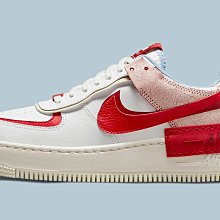 南◇2021 9月 NIKE W Air Force 1 Shadow CI0919-108 白紅 拼接 皮革 休閒鞋