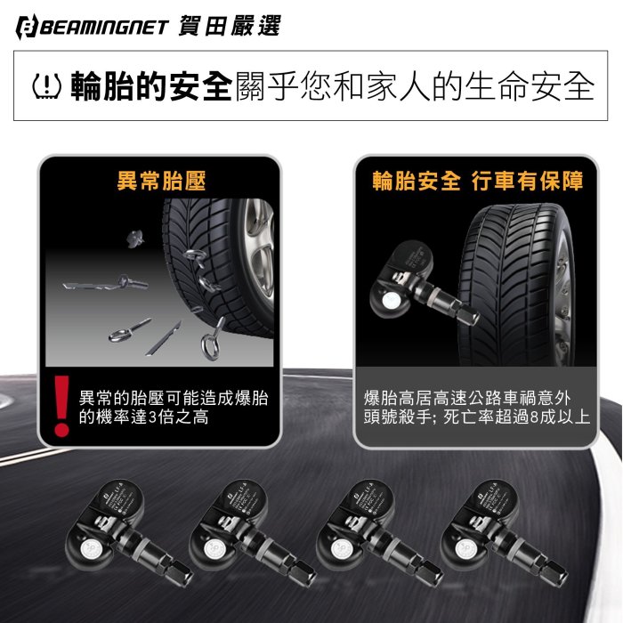 TPMS Beamingnet 藍牙4.0無線胎壓偵測器系統 (胎內式) 安裝  鈦鋁材質 馬牌輪胎