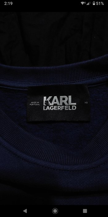 KARL LAGERFELD 深藍色上衣(A62)