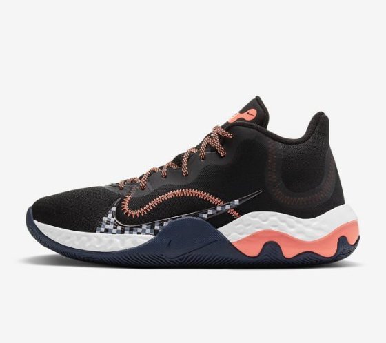 斯伯特☆ NIKE RENEW ELEVATE  男鞋中高筒 籃球鞋 球鞋  CK2669-006 黑橘