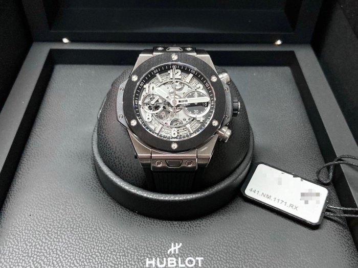 【玩錶交流】全新品 HUBLOT 宇舶錶 BIG BANG UNICO 鈦金屬 441.NM.1171.RX 42mm