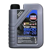 【易油網】LIQUI MOLY TOP TEC 6600 0W20 合成機油 1L #21410