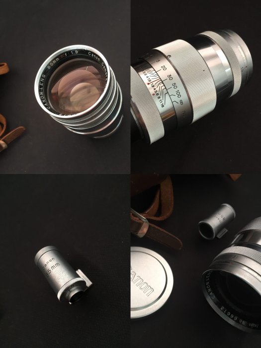 Rare Canon經典人像鏡皇 85mm f1.9 LTM for leica LE285