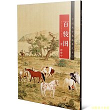 【福爾摩沙書齋】中國畫手卷臨摹范：十八 百駿圖