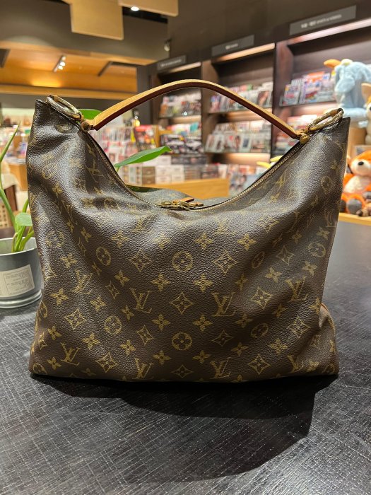 ❤️ LV Sully 經典花紋手提包 單肩包 女包 肩背包 購物包 托特包 側背包 斜背包 Monogram大包