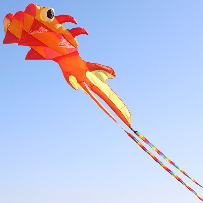 特賣-風箏3D無骨風箏大金魚大人專用大型高檔立體軟體風箏易飛好飛新款