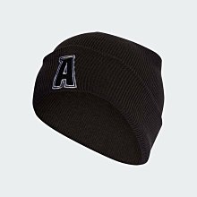南🔥2023 12月 ADIDAS 2-COLOR LOGO 毛帽 反摺帽 針織帽 保暖 男女款 黑 IB3236