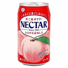 FUJIYA 不二家 NECTAR果汁飲料(水蜜桃風味)350ml【小三美日】DS019154
