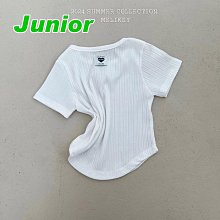 JS~JM ♥上衣(WHITE) MELIKEY-2 24夏季 MY240506-042『韓爸有衣正韓國童裝』~預購