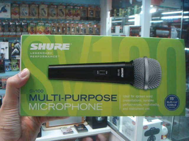 禾豐音響 新麗聲公司貨保1年 Shure SV100X 麥克風 附原廠麥克風線 取代sv100 另SV200 PG58