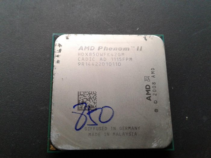 【 創憶電腦 】 AMD Phenom II X4 850 3.3G AM3  CPU 直購價250元