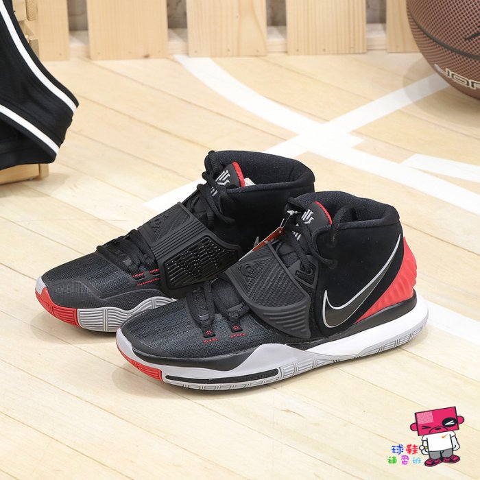 球鞋補習班 NIKE KYRIE IRVING 6 EP BRED 黑紅 XDR 耐磨 籃球鞋 BQ4631-002