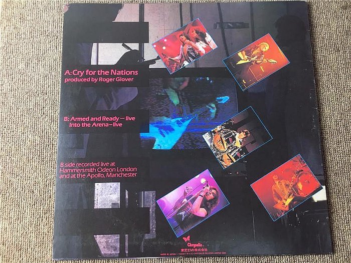 曼爾樂器 黑膠唱片The Michael Schenker Group-Cry For The Nations J版黑膠LP V