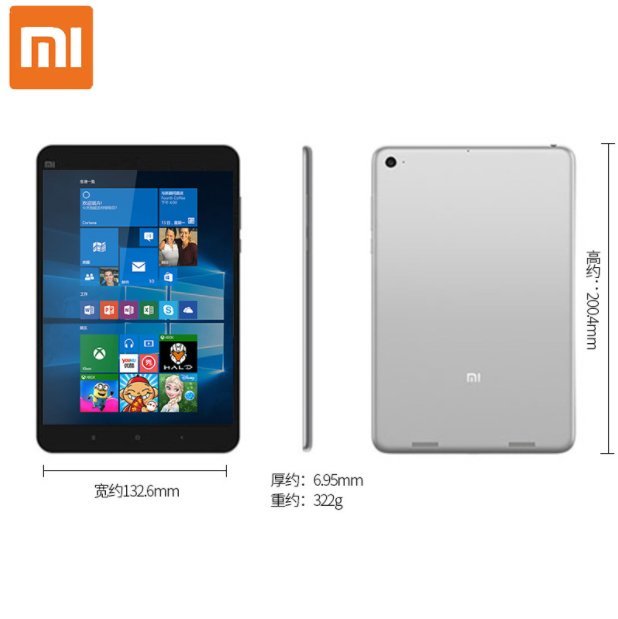 Xiaomi/小米 小米平板2  8+256GB 淩動z8700 Windows10+（安卓雙系統 ）平板電腦23679