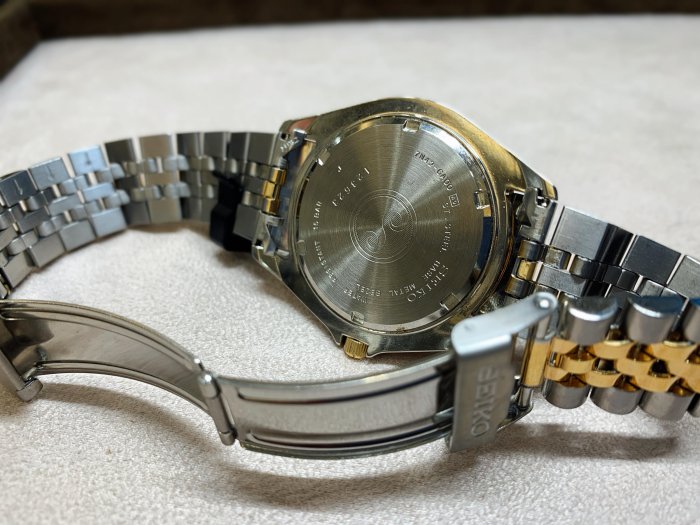 SEIKO 精工錶 經典潛水錶 7N42-6A00金面(黑針) 1992巴塞隆納奧運錶