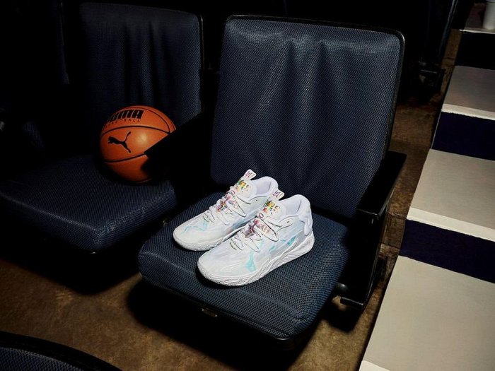 南🔥2024 4月 PUMA MB.03 Iridescent 籃球鞋 37990401 珠光白色LaMelo Ball