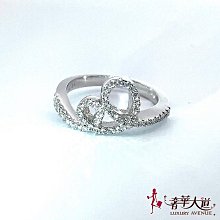 ＊奢華大道國際精品＊【J0203】HEARTS ON FIRE 造型鑽石戒指