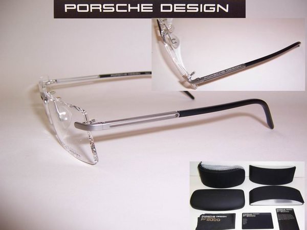 光寶眼鏡城(台南) PORSCHE DESIGN 頂級純鈦無邊眼鏡*行家極品*典藏(裸空霧銀)8170-S1-B公司貨