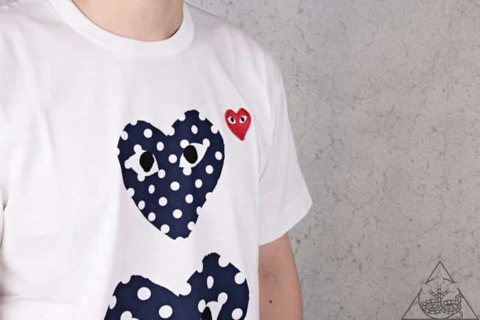 【HYDRA】Comme Des Garcons Polka Dot Heart Tee 點點 愛心【CDG08】