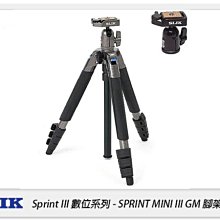 ☆閃新☆SLIK SPRINT MINI III GM 三腳架 SBH-100DQ 雲台 鐵灰(MINI3,公司貨)
