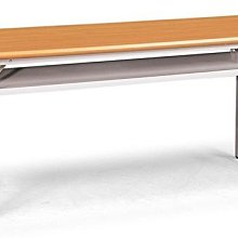 [ 家事達 ] OA-230-9 木紋檯面專利腳折合式會議桌(180*45*74cm) 辦公桌 特價