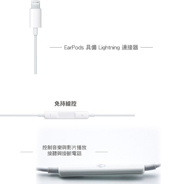 【品質保證 保固最久 】iPhone  EarPods 連接器 耳機 麥克風 可接聽電話 原廠規格