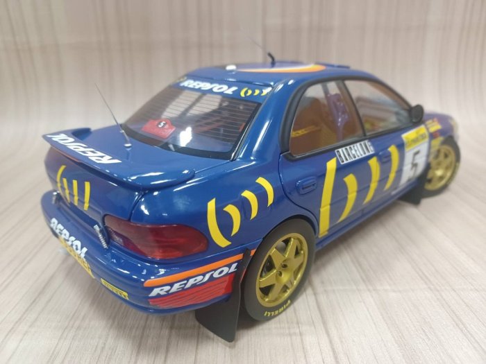 宗鑫 全新開模 Kyosho KY08962B Subaru Impreza STi WRC 蒙地卡蘿站 1994