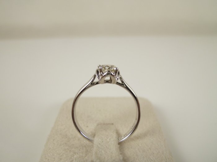 [卡貝拉精品交流] 金鈿珠寶 50分天然鑽石戒指 0.5克拉 婚戒 鑽戒 女戒 18k金 盒單齊全