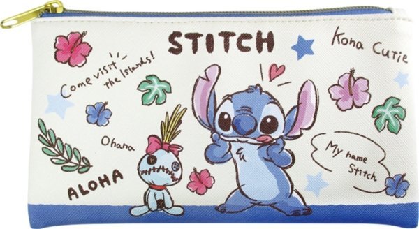 41+ 現貨 免運費 筆袋 日本正版 迪士尼 史迪奇 stitch 化妝包 收納包 收納袋 萬用包 小日尼三