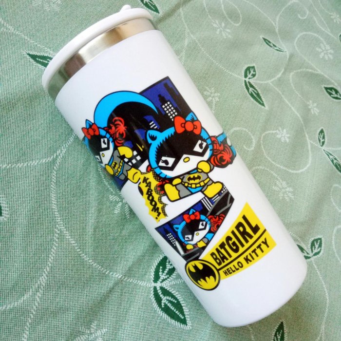 全新 正版 Sanrio×DC Hello Kitty×英雄系列聯名 美式漫畫篇Bat Girl #304不鏽鋼隨行杯 400ml